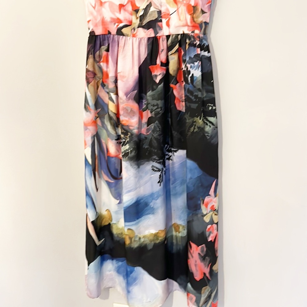 Anthropologie x Corey Lynn Carter Daybreak floral midi dress women size 2 - Picture 6 of 11